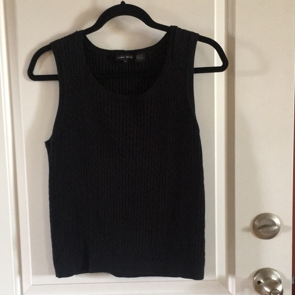 Women’s sleeveless sweater shell.
